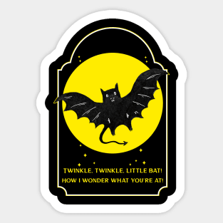 Twinkle, Twinkle, Little Bat Sticker